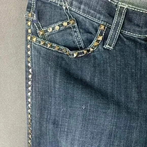 Rock & Republic Kasandra Jeans women’s 6M embroidered Embellished Denim (0243) - Picture 4 of 11